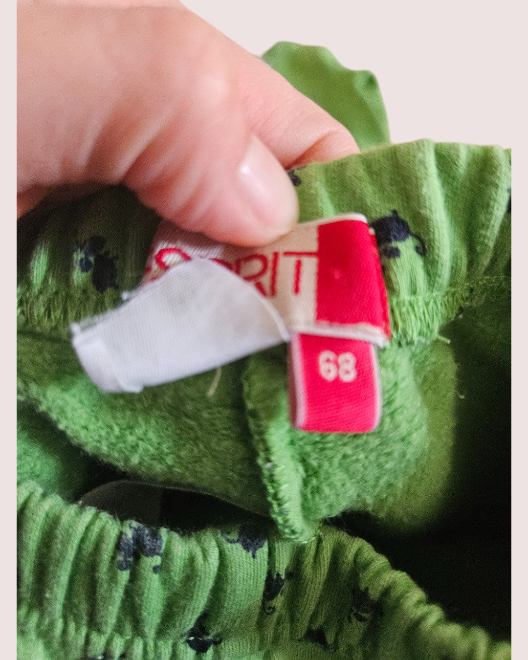 Vintage Esprit mouse print two piece sweat suit 3-6m