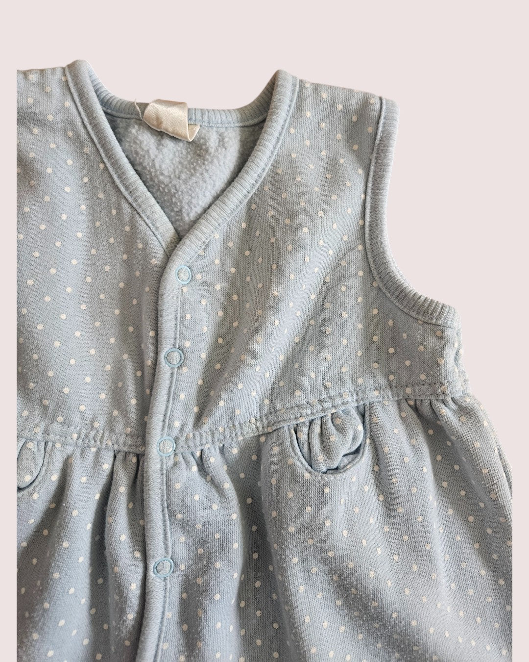 Vintage polka dot romper 12-18m