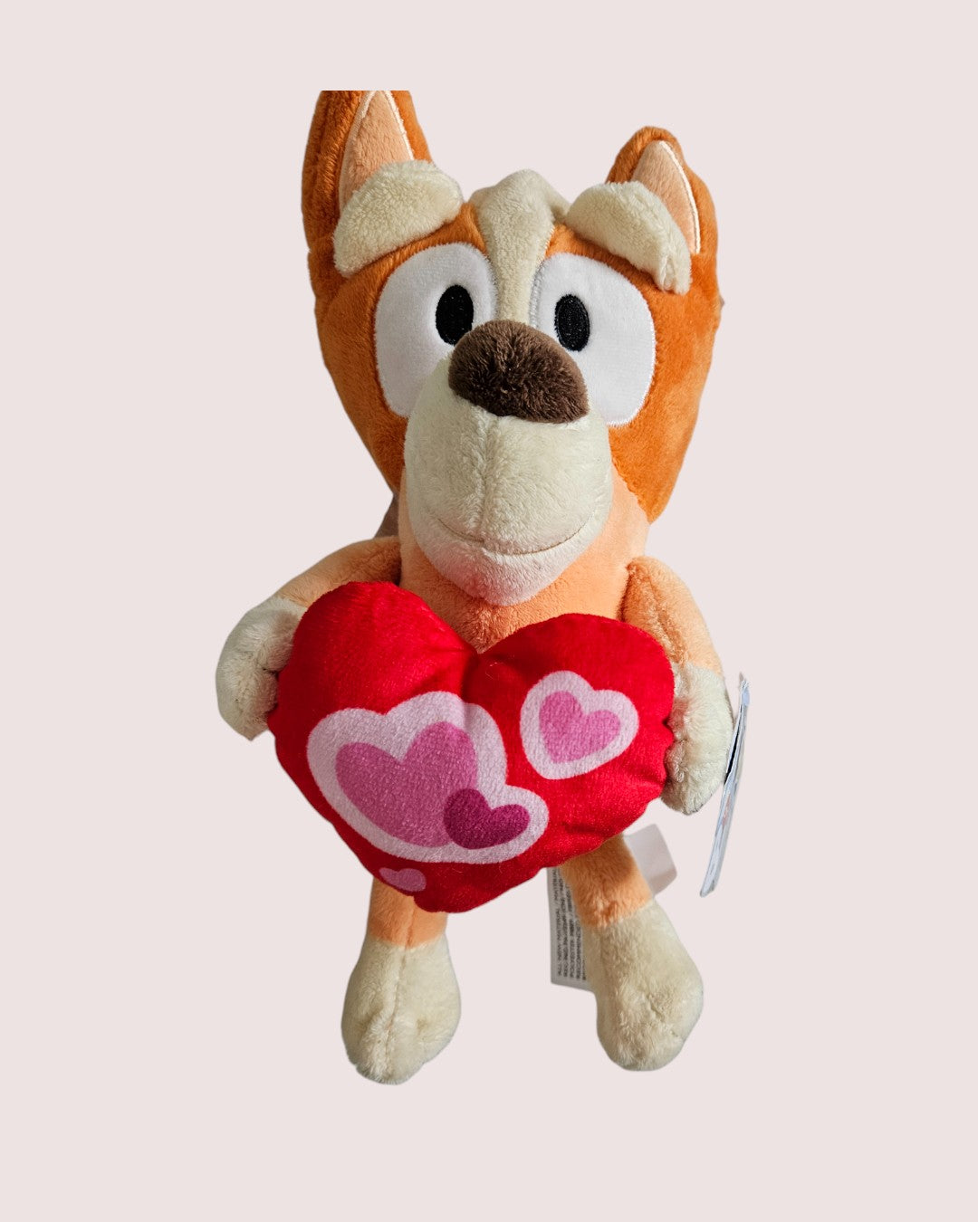 Bluey Bingo Heart Plush NWT