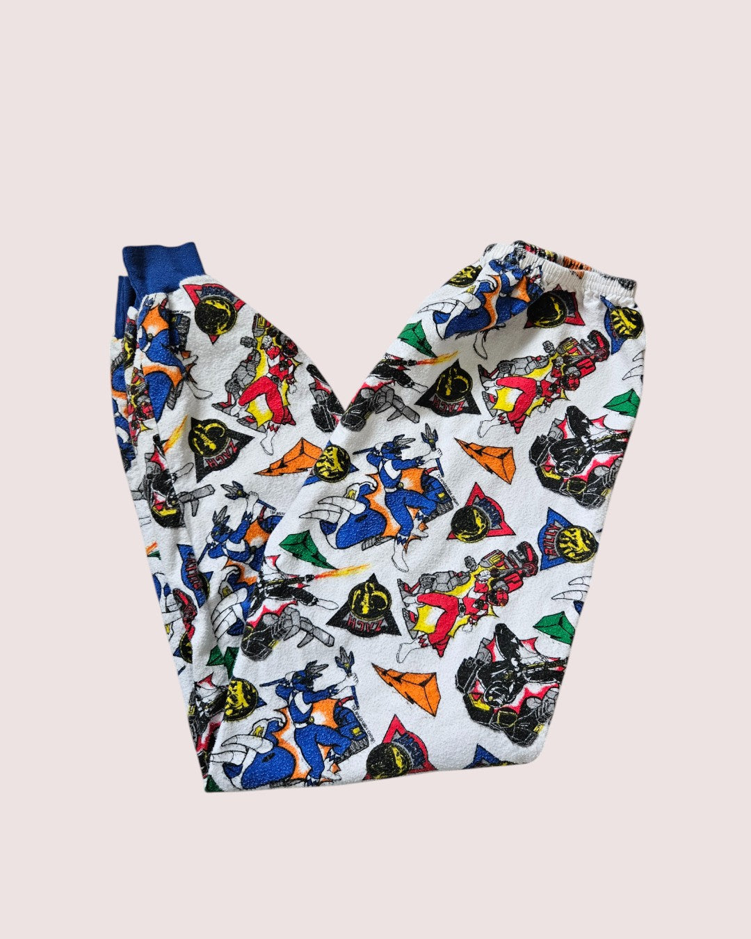 Vintage Mighty Morphin Power Rangers fleece pj bottoms Tagged L (8-12y)