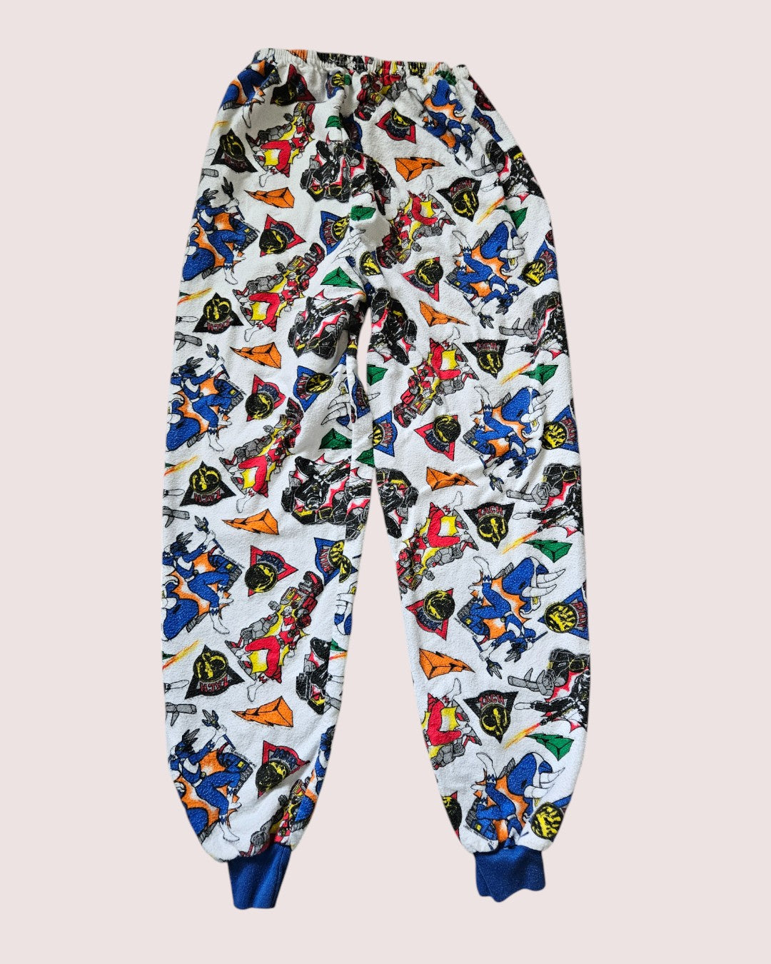 Vintage Mighty Morphin Power Rangers fleece pj bottoms Tagged L (8-12y)
