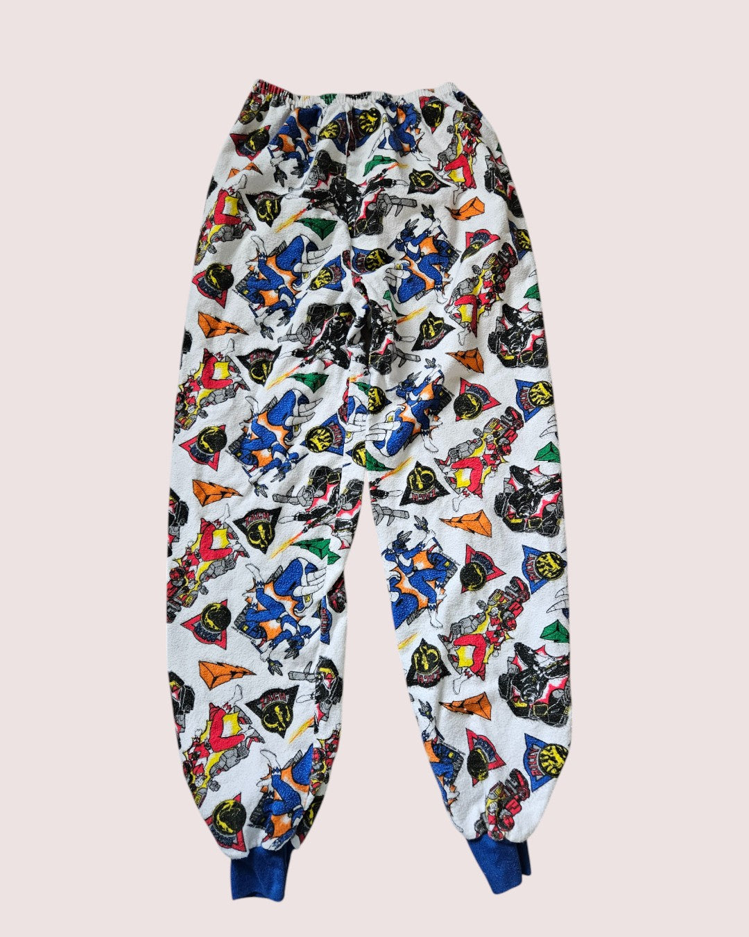 Vintage Mighty Morphin Power Rangers fleece pj bottoms Tagged L (8-12y)