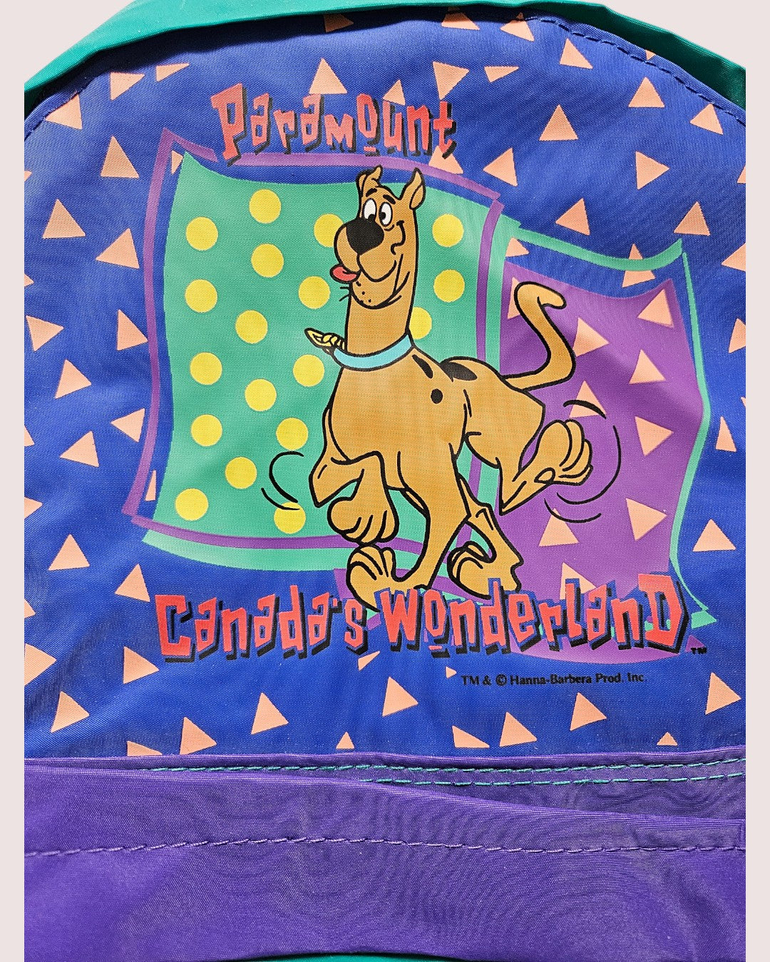 NWT Vintage Paramount Canada's Wonderland Scooby Doo backpack