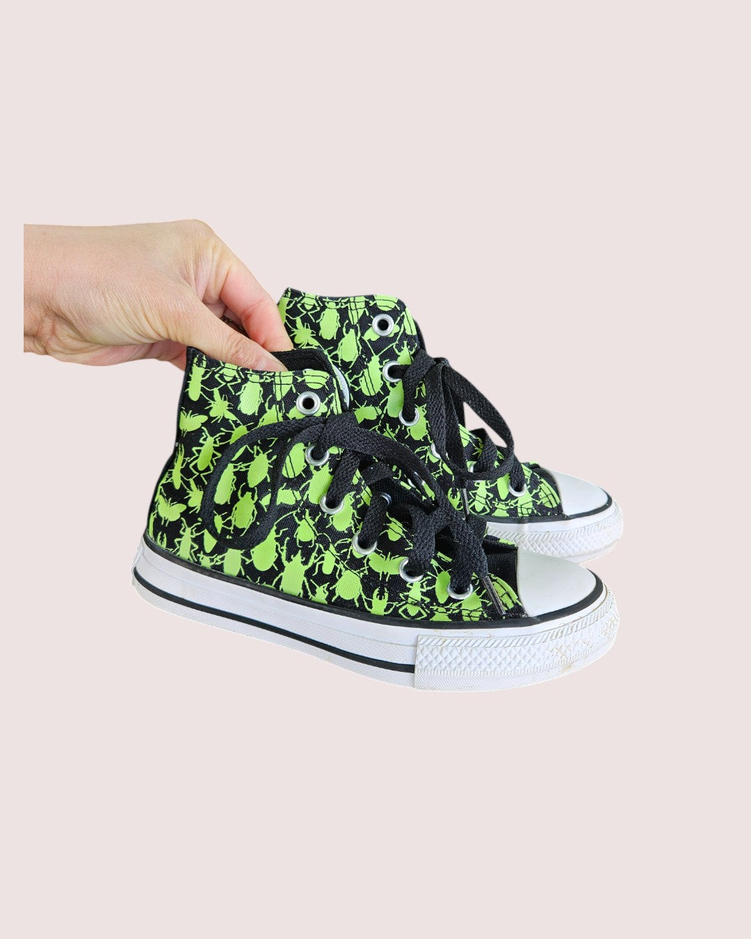 Converse All Star Glow in the dark bug high tops C11