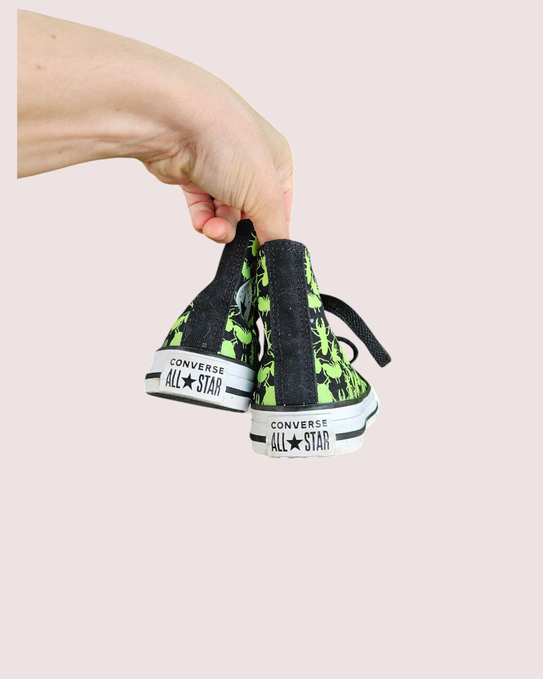 Converse All Star Glow in the dark bug high tops C11