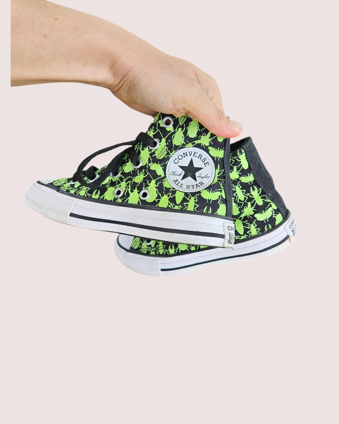 Converse All Star Glow in the dark bug high tops C11