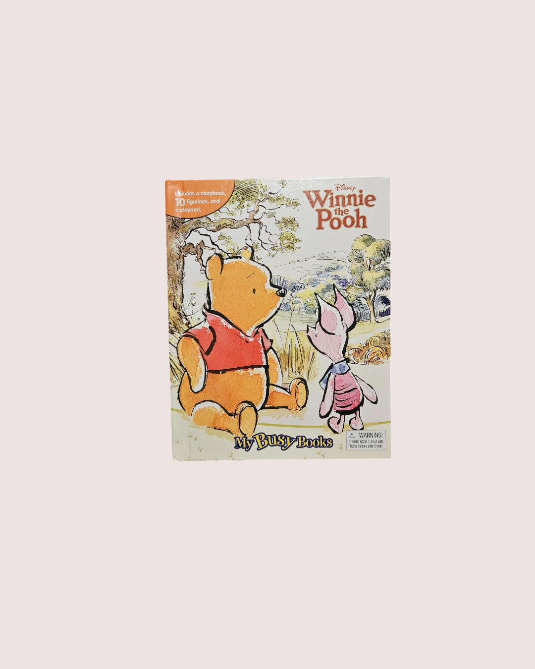 Vintage Winnie the Pooh carry and play set with figurines