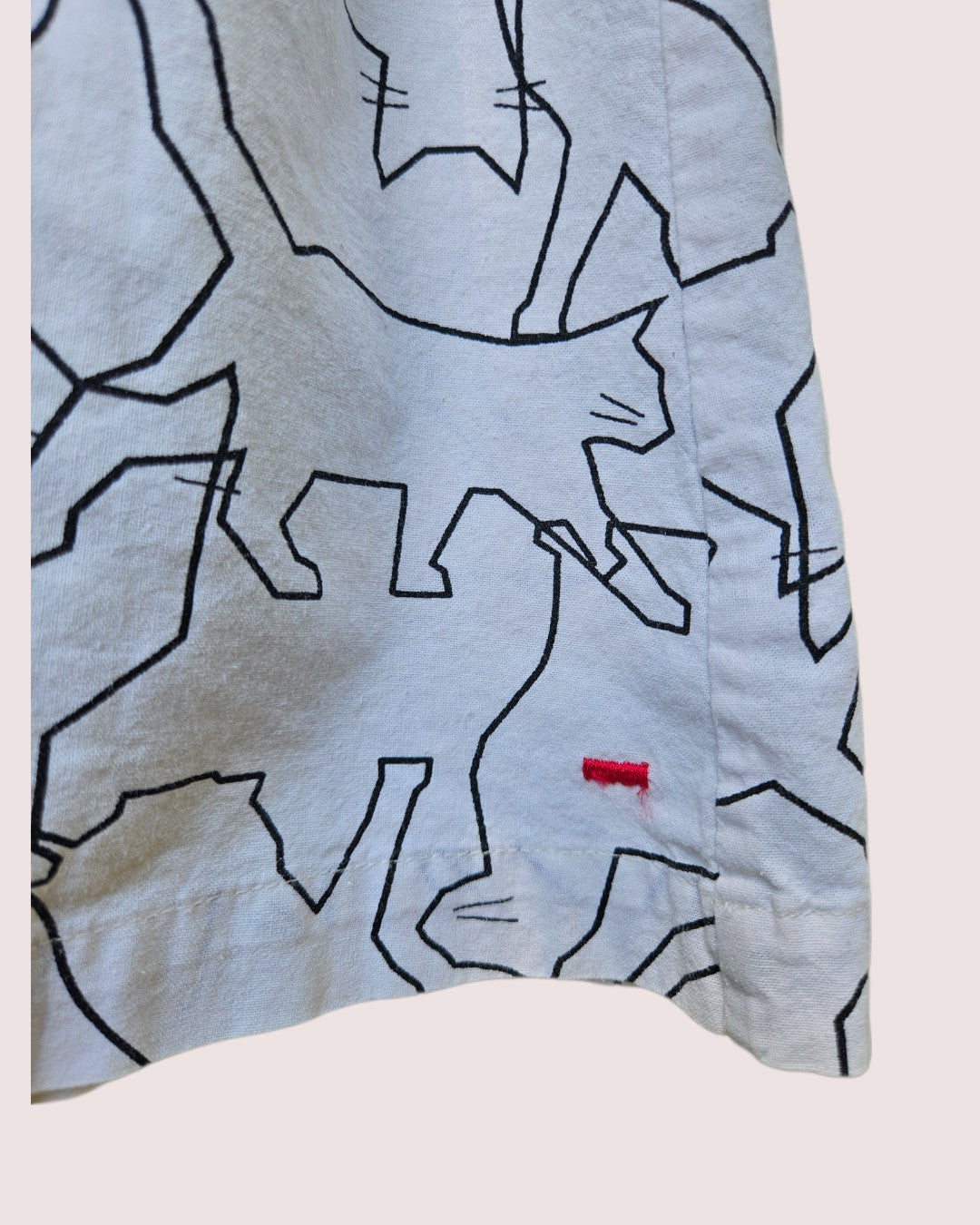 Modern cat print dress Size 8-10y