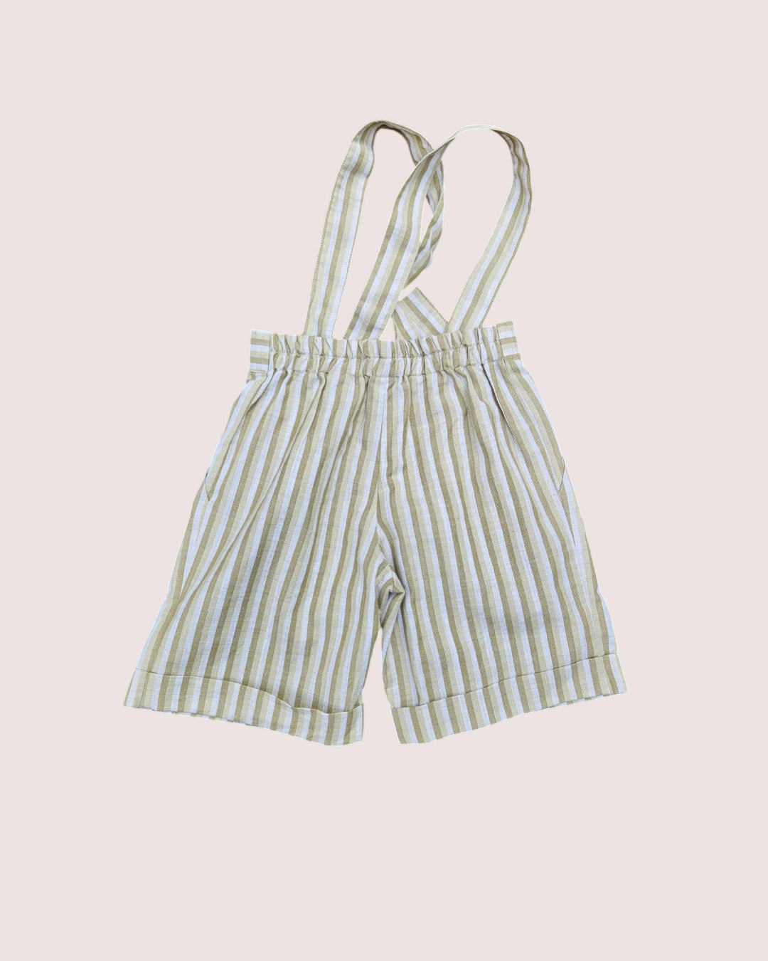 Vintage Herman pleated suspender shorts