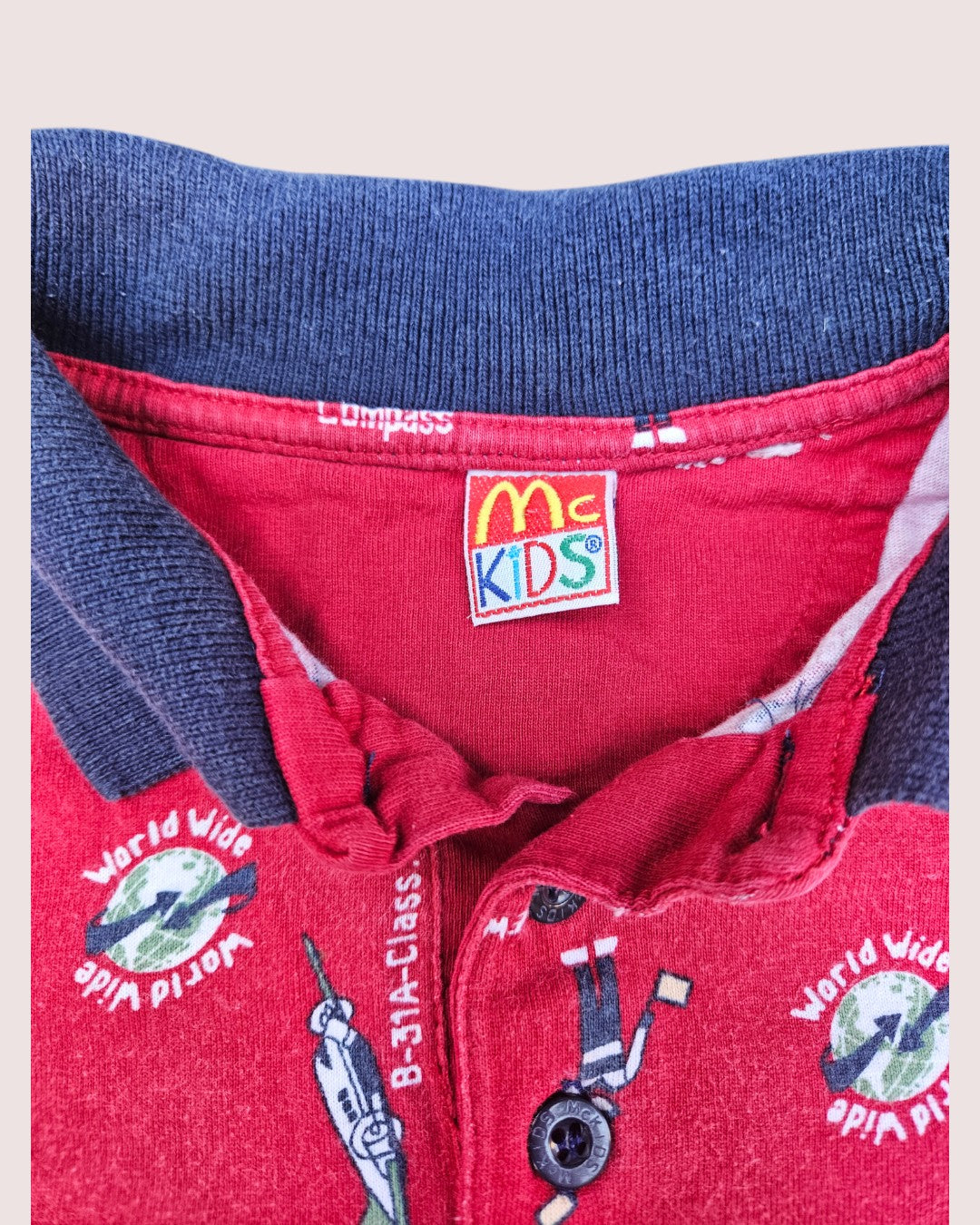 Vintage McKids short sleeve polo 4-5T