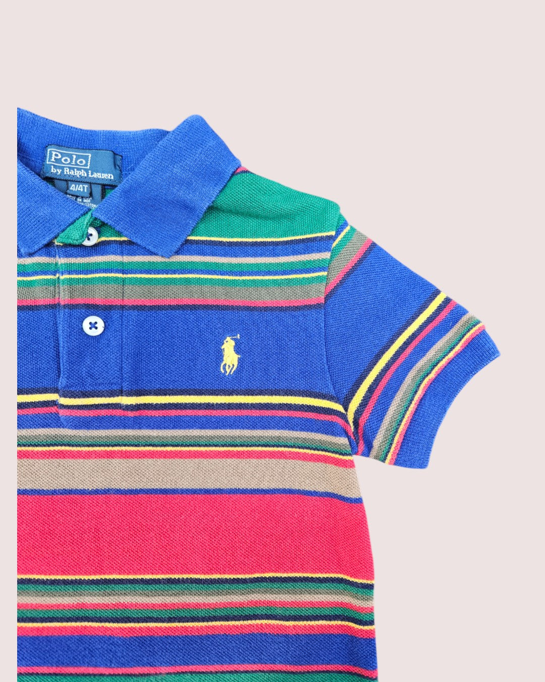 Retro Polo by RL striped short sleeve polo 4T