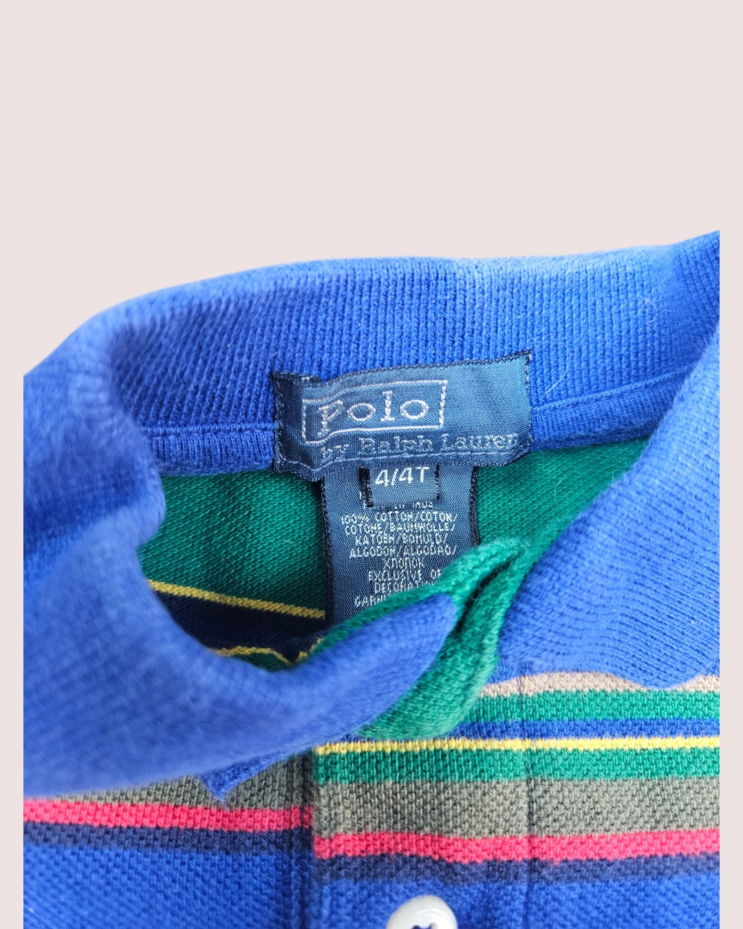 Retro Polo by RL striped short sleeve polo 4T