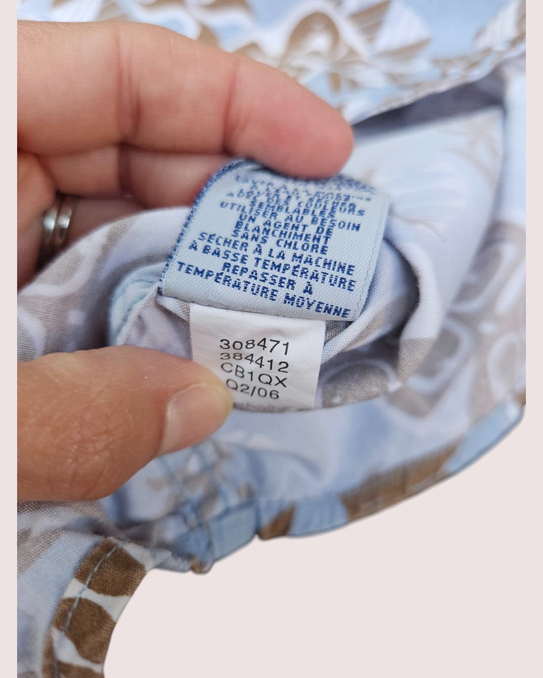 Retro tropical print short sleeve button up 5T