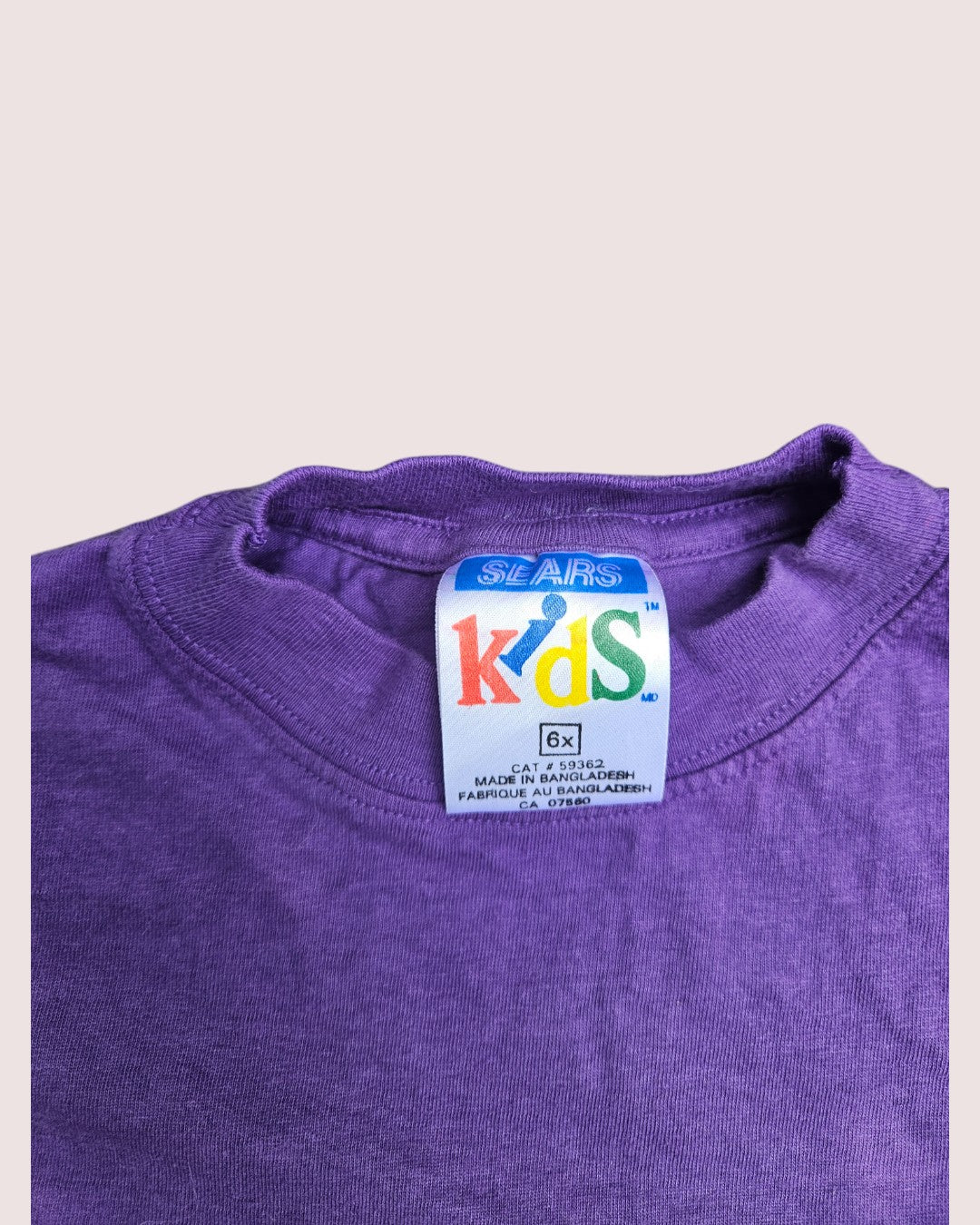 Vintage Sears Kids purple tee 6X