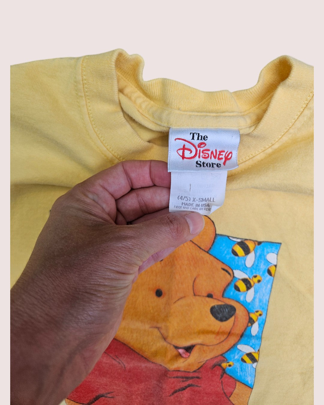 Vintage Disney Pooh and honeybees tee Youth XS 5-6Y