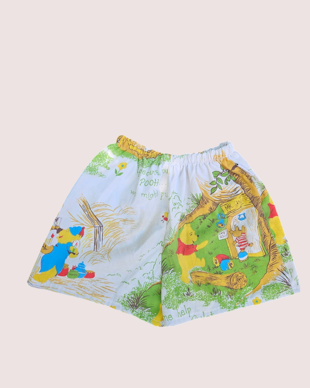 Handmade Winnie the Pooh set from vintage fabric