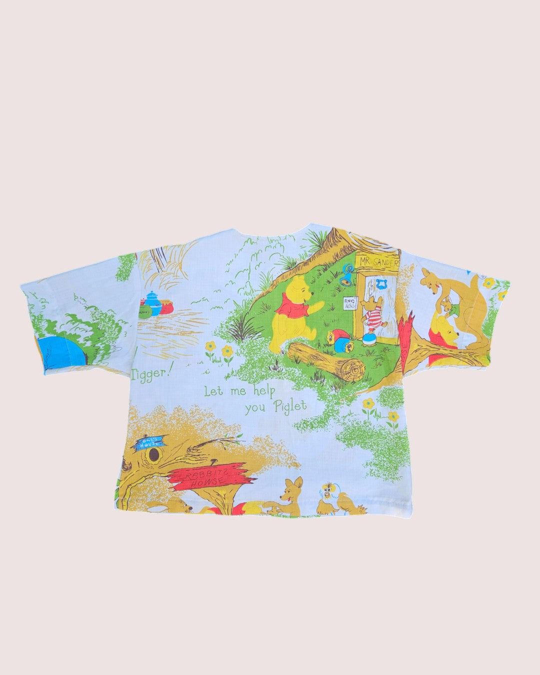 Handmade Winnie the Pooh set from vintage fabric