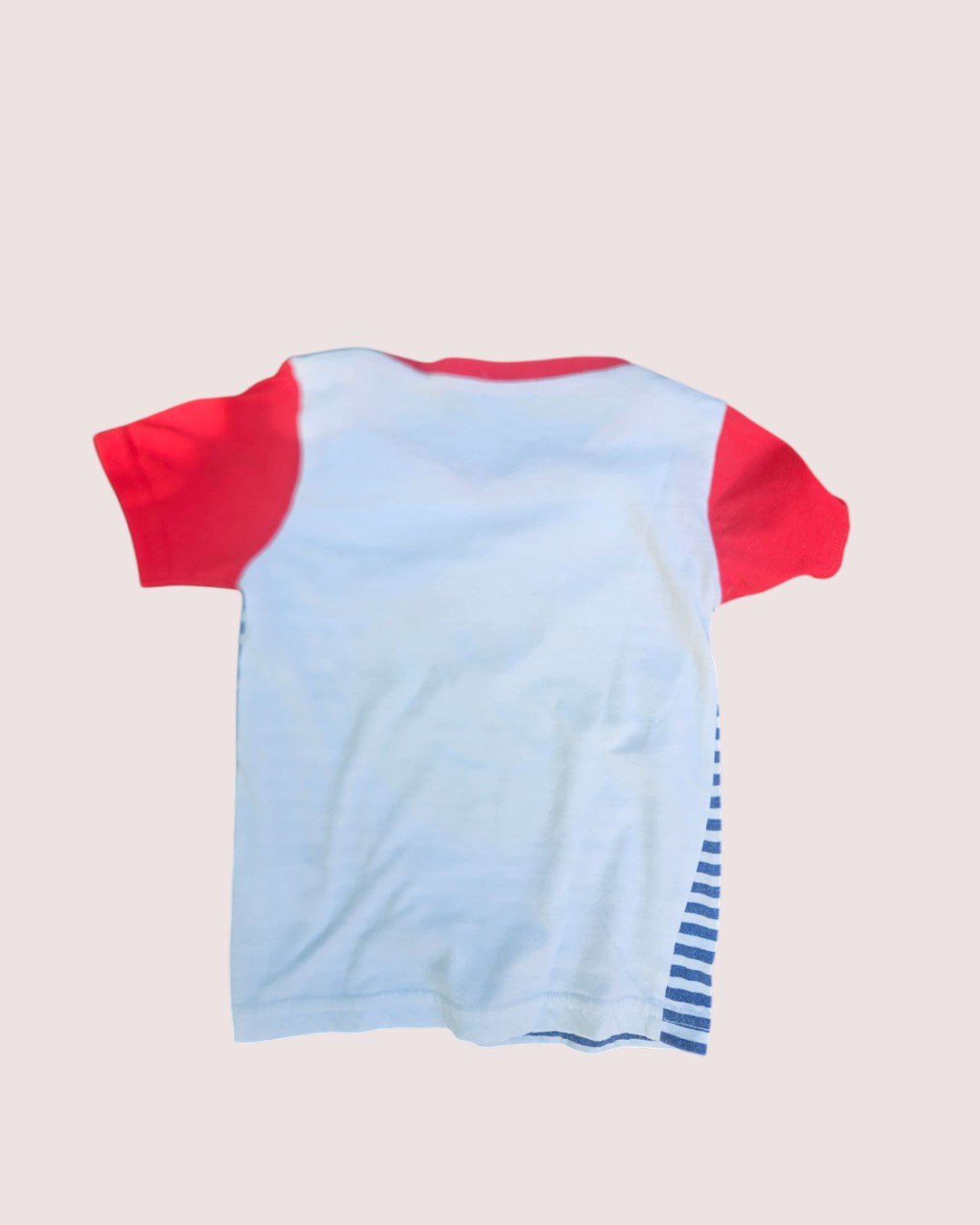 Smiley face tee 3-4T