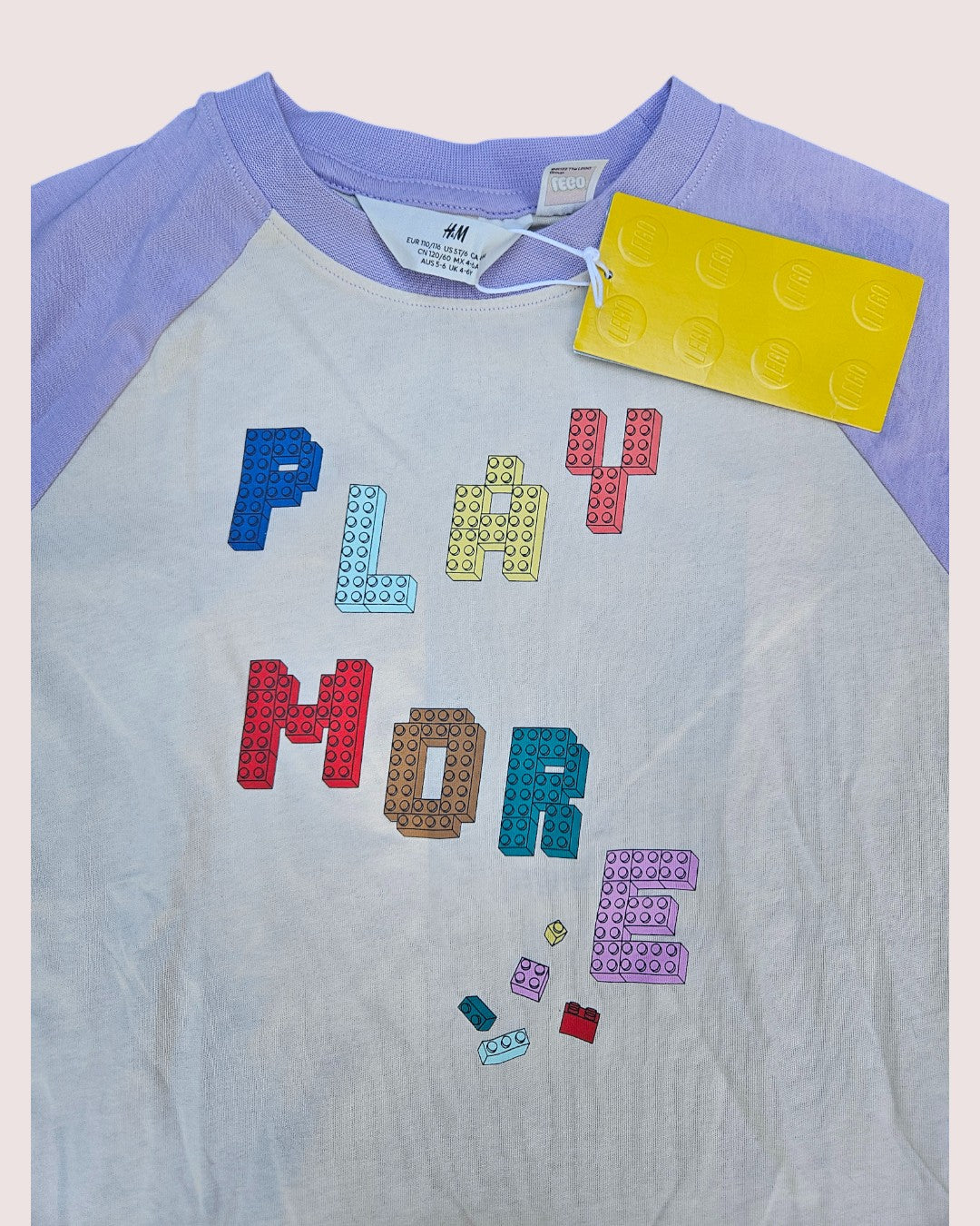 H&M Lego tee 4-6Y NWT