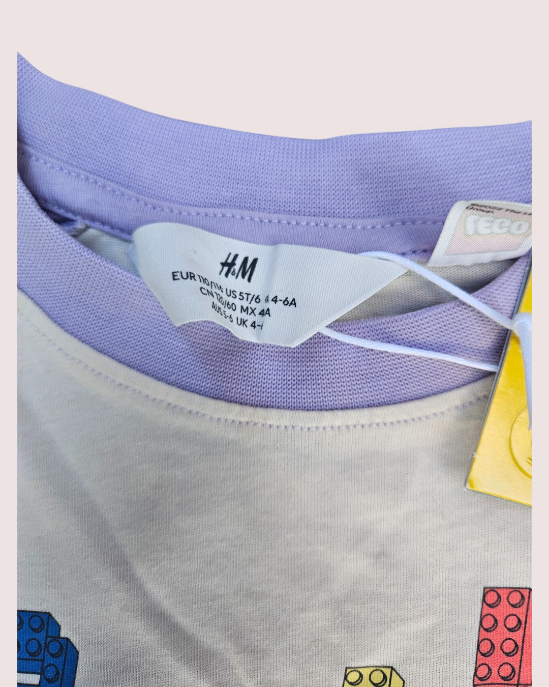 H&M Lego tee 4-6Y NWT