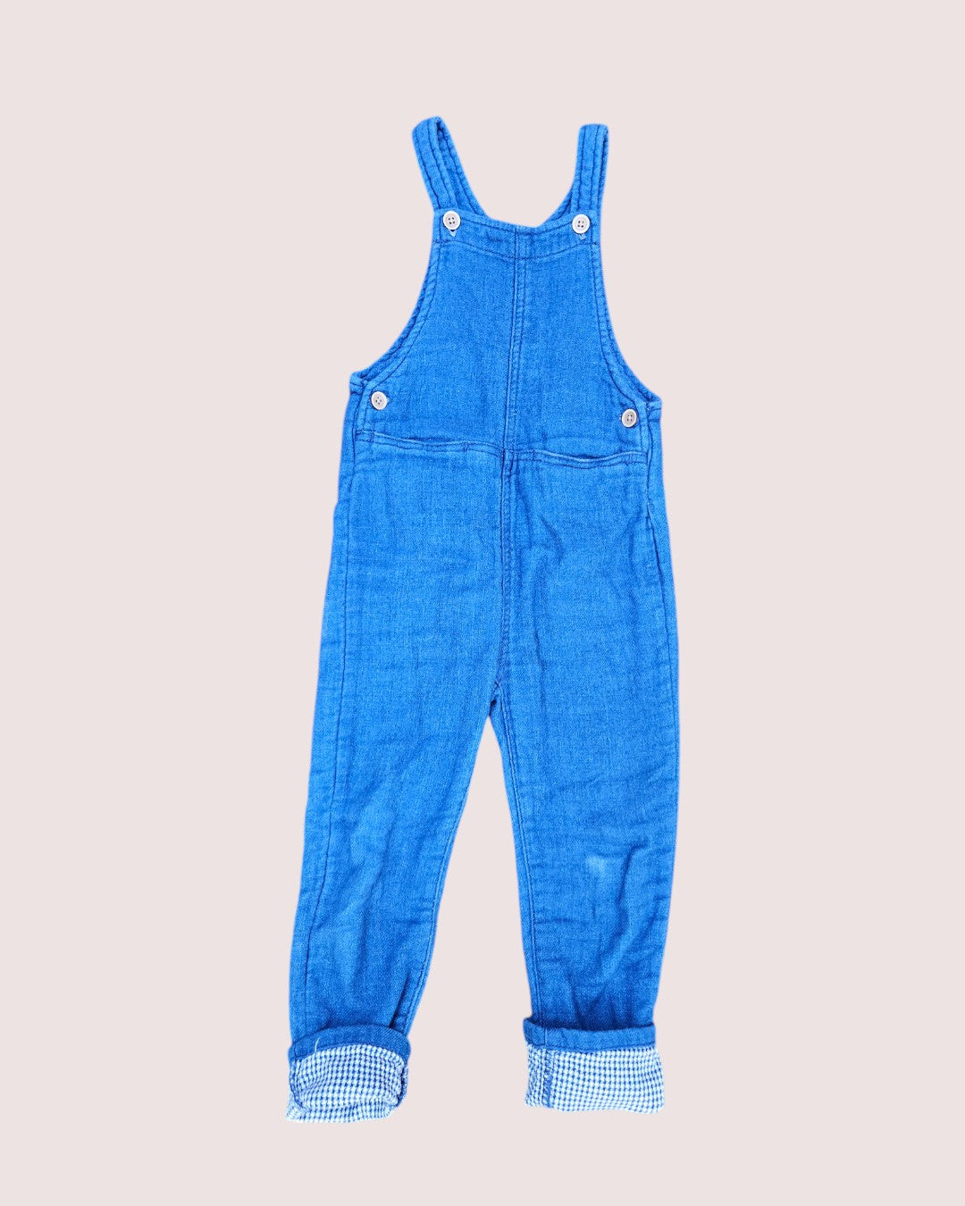Zara chambray denim overalls 4-5Y