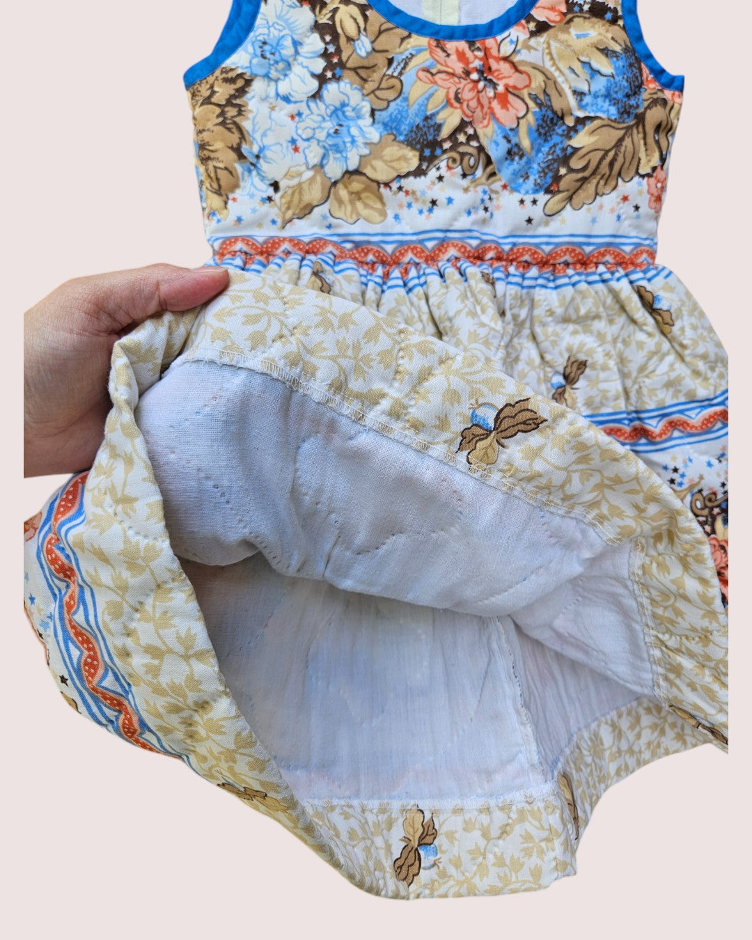 Handmade dresses from quilt material 2-4T