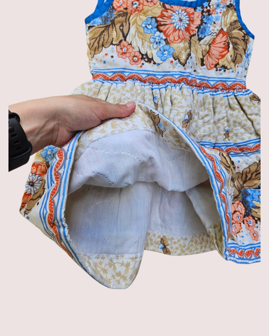 Handmade dresses from quilt material 2-4T