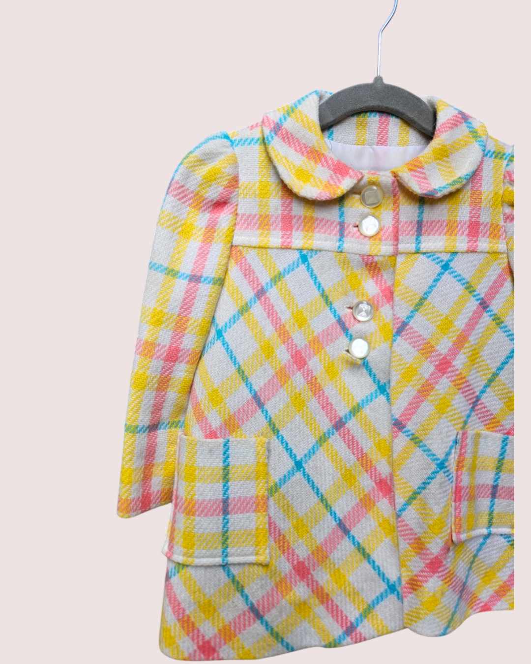 Vintage peacoat, lined 2-3T
