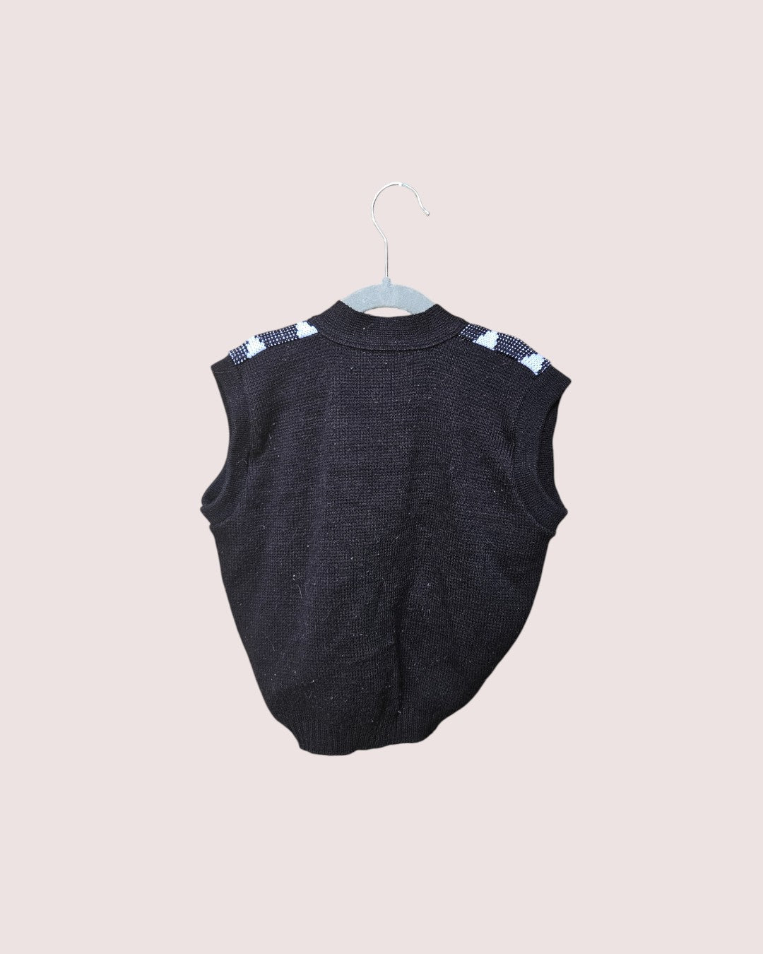 Vintage acrylic knit sweater vest Tagged 6X