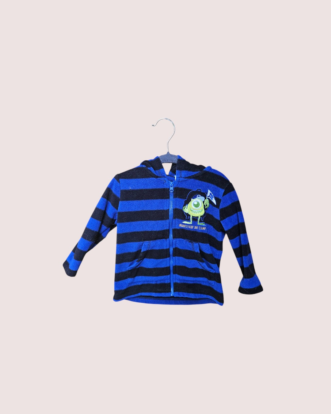 Monsters Inc Mike Wazowski zip hoodie 18-24M