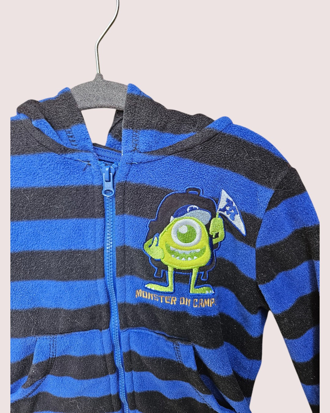 Monsters Inc Mike Wazowski zip hoodie 18-24M