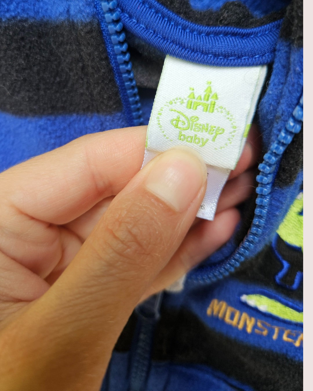 Monsters Inc Mike Wazowski zip hoodie 18-24M