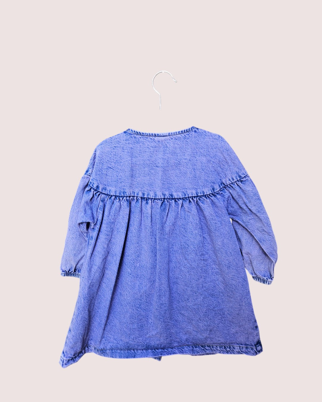 Next purple acid wash dress 2-3Y