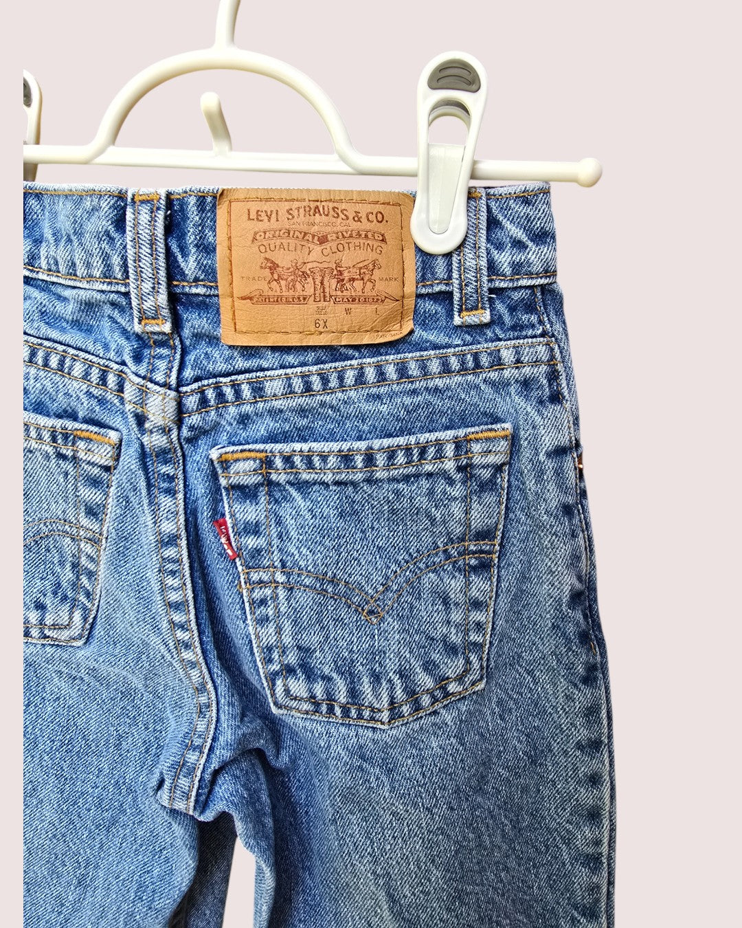 Vintage light wash Levi's Tagged 6X