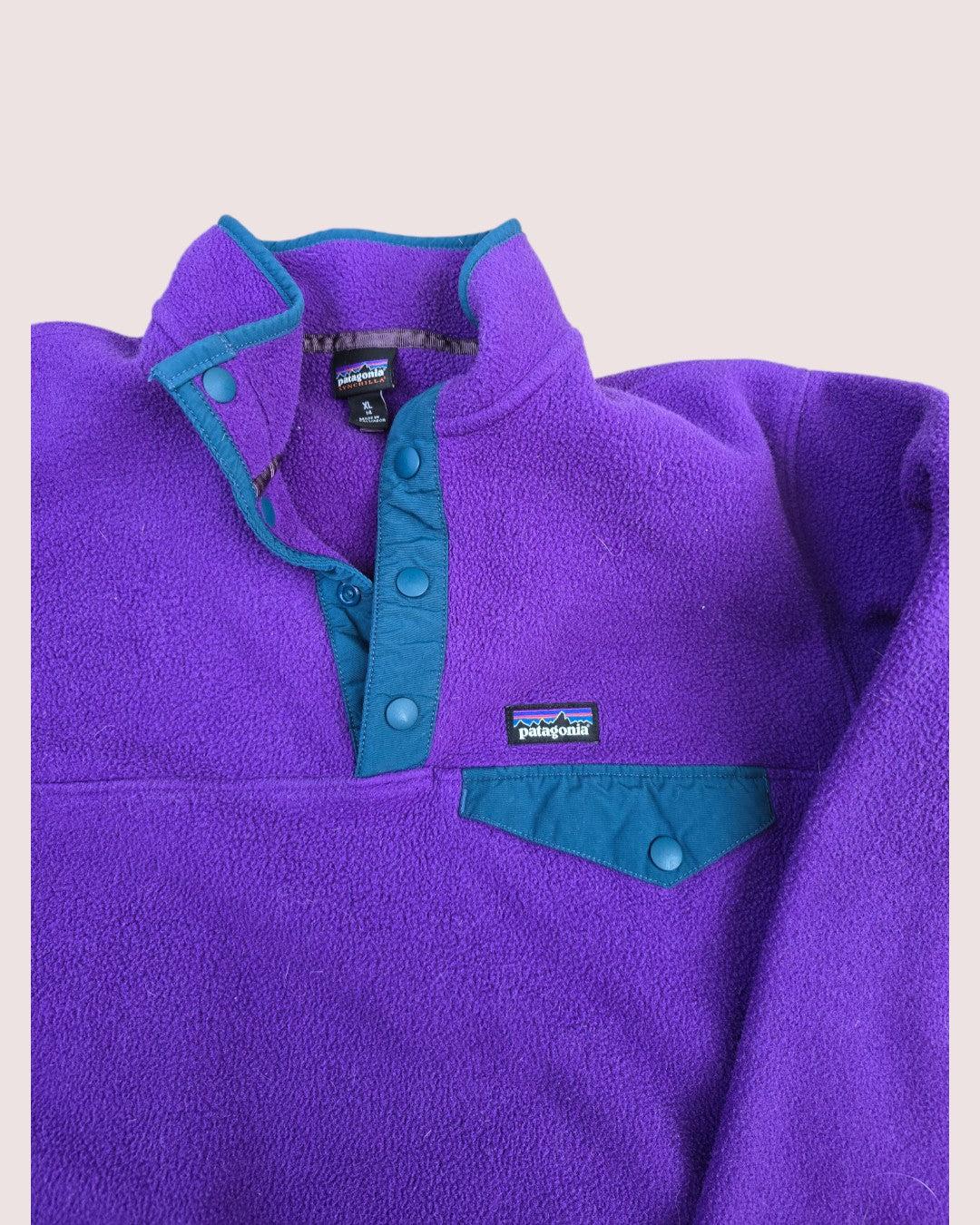 Patagonia synchilla 1/4 zip fleece pullover Youth XL size 16