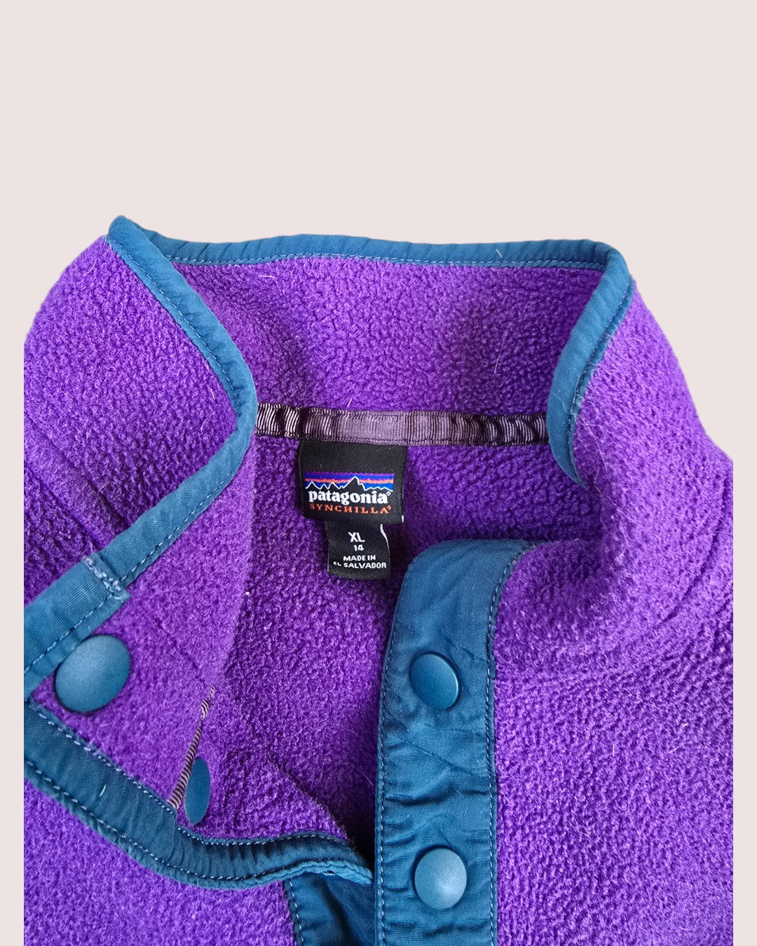Patagonia synchilla 1/4 zip fleece pullover Youth XL size 16