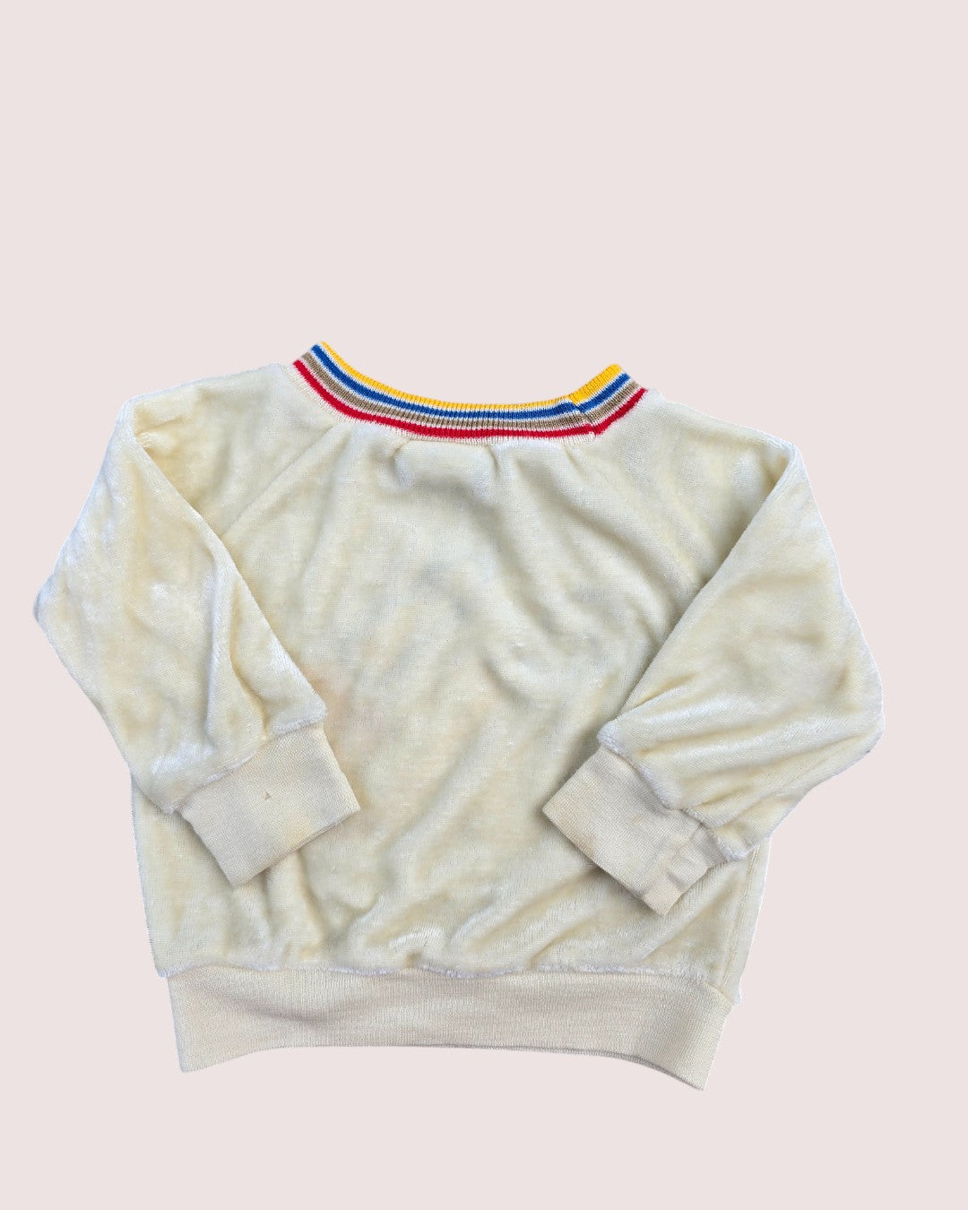 Vintage velour sweater Tagged 12m
