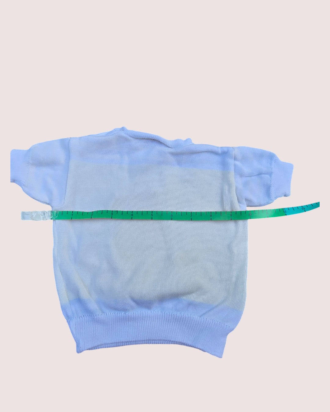 Cotton knit milk tee Made in Italy 3-9m