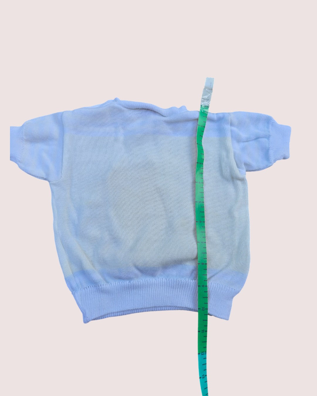 Cotton knit milk tee Made in Italy 3-9m