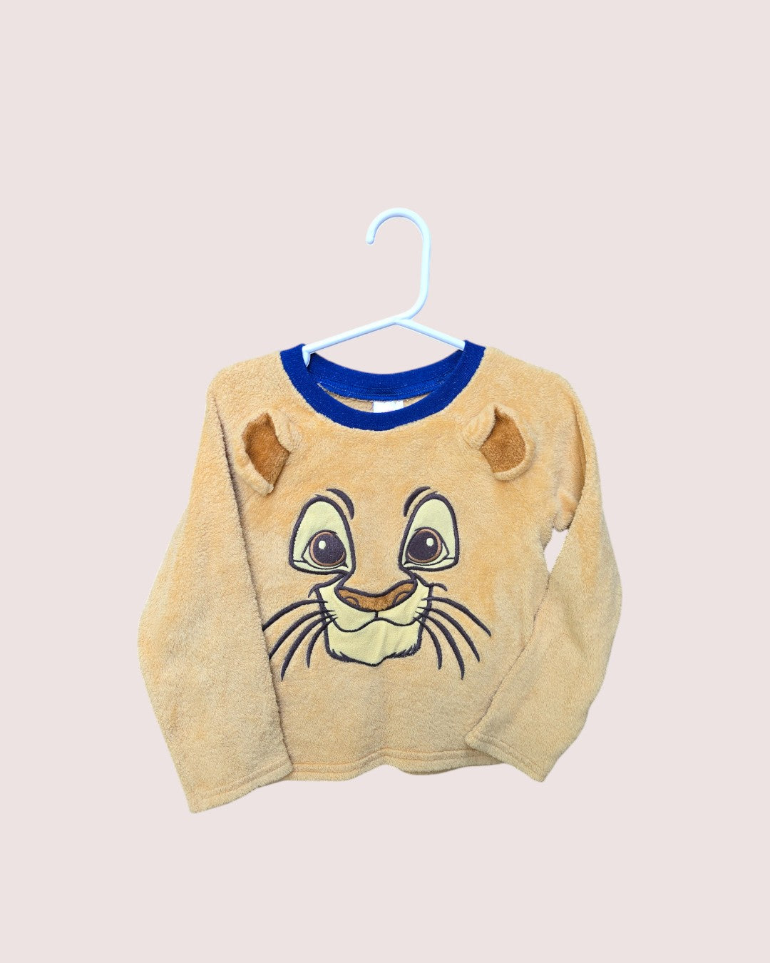 Lion King fleece pjs with 3D ears Size 4/5