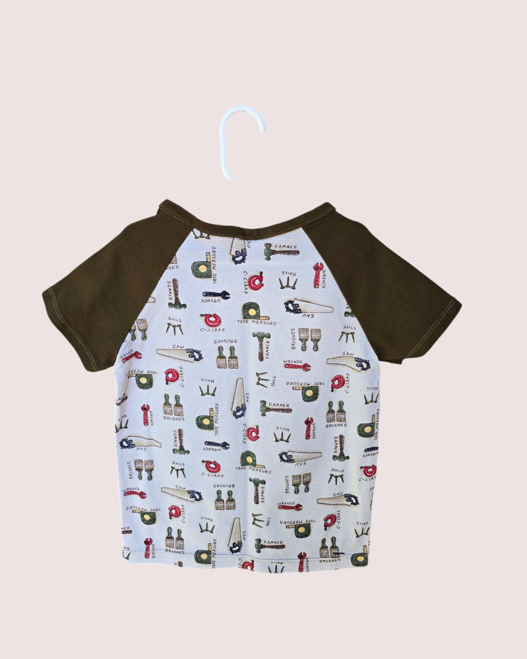 Handmade raglan shirt 6Y