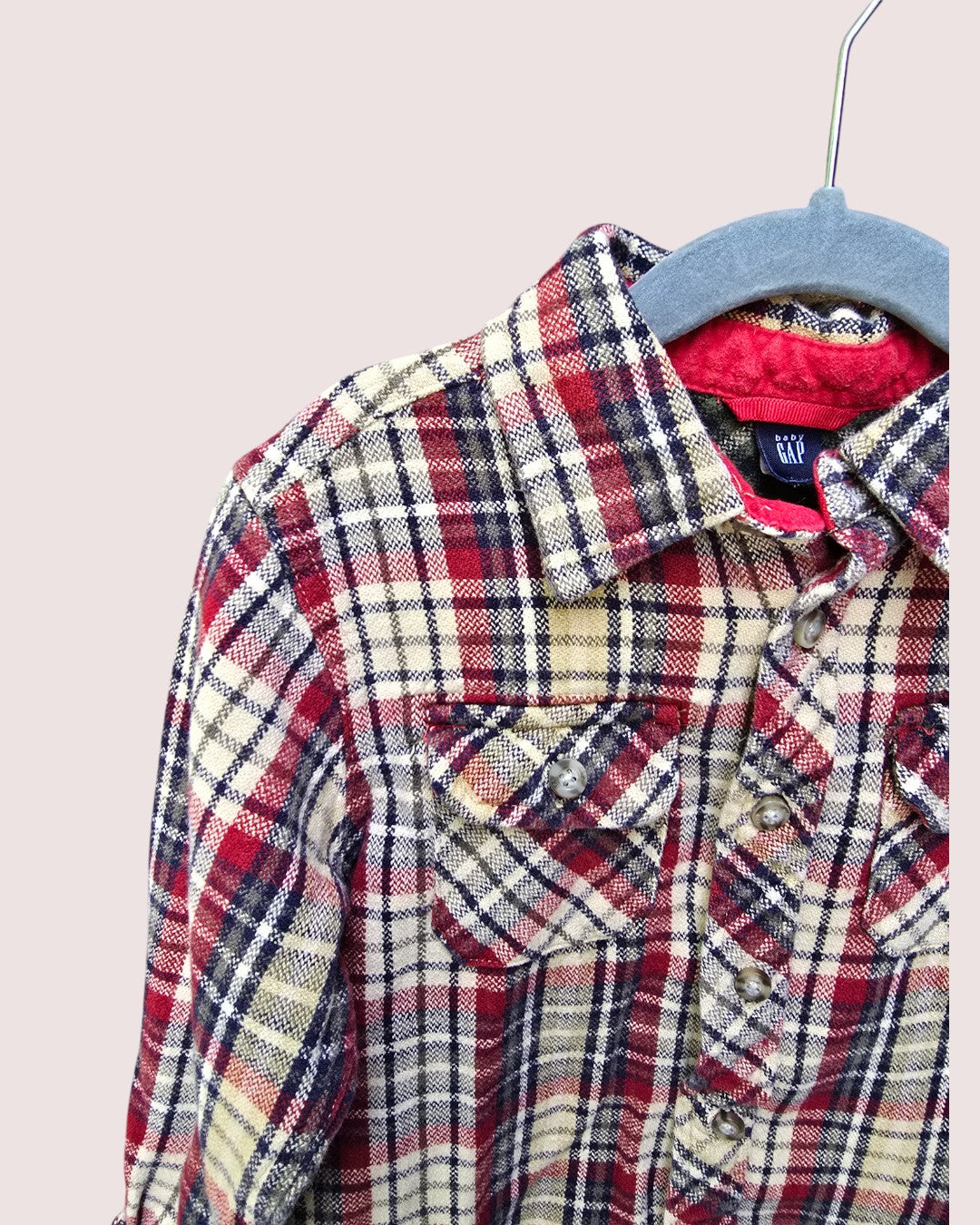 Vintage Gap plaid button up flannel Size 5