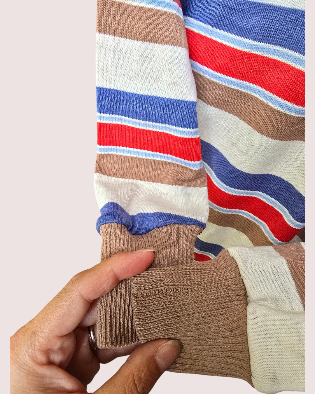 Vintage HealthTex striped polo long sleeve Size 4