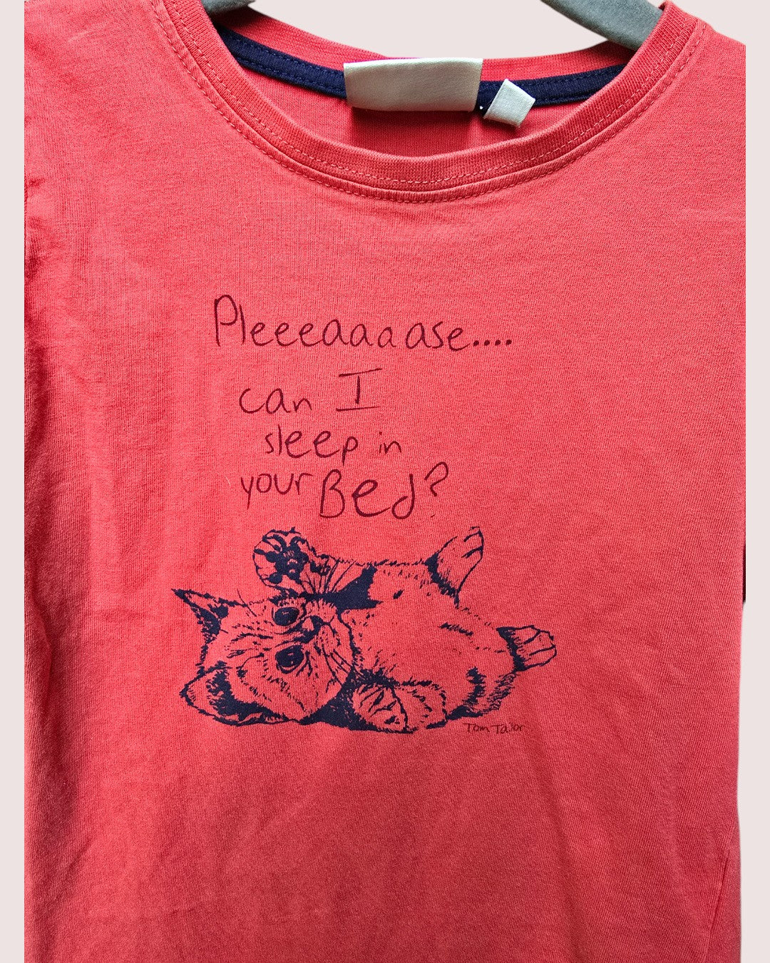 Modern long sleeve cat shirt 4-6T