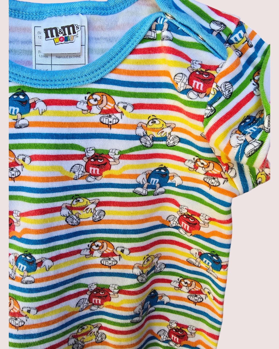 Set of Two M&M onesies Tagged 12M