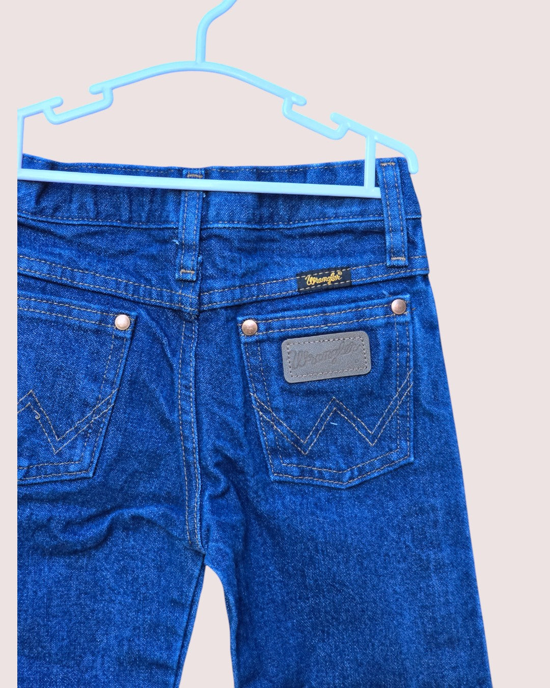 Vintage Wrangler dark denim jeans Tagged 5 slim