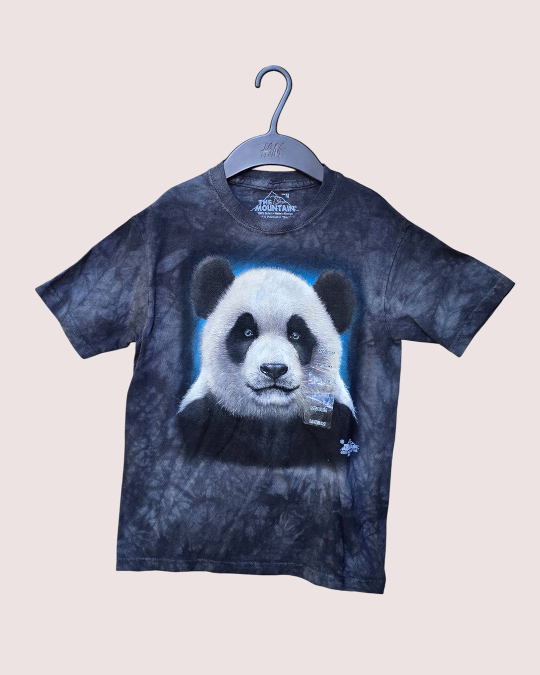 The Mountain panda face tee NWT Youth M
