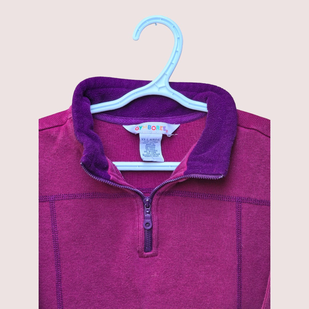 Vintage Gymboree 1/4 zip crewneck Youth XXL 6-7Y