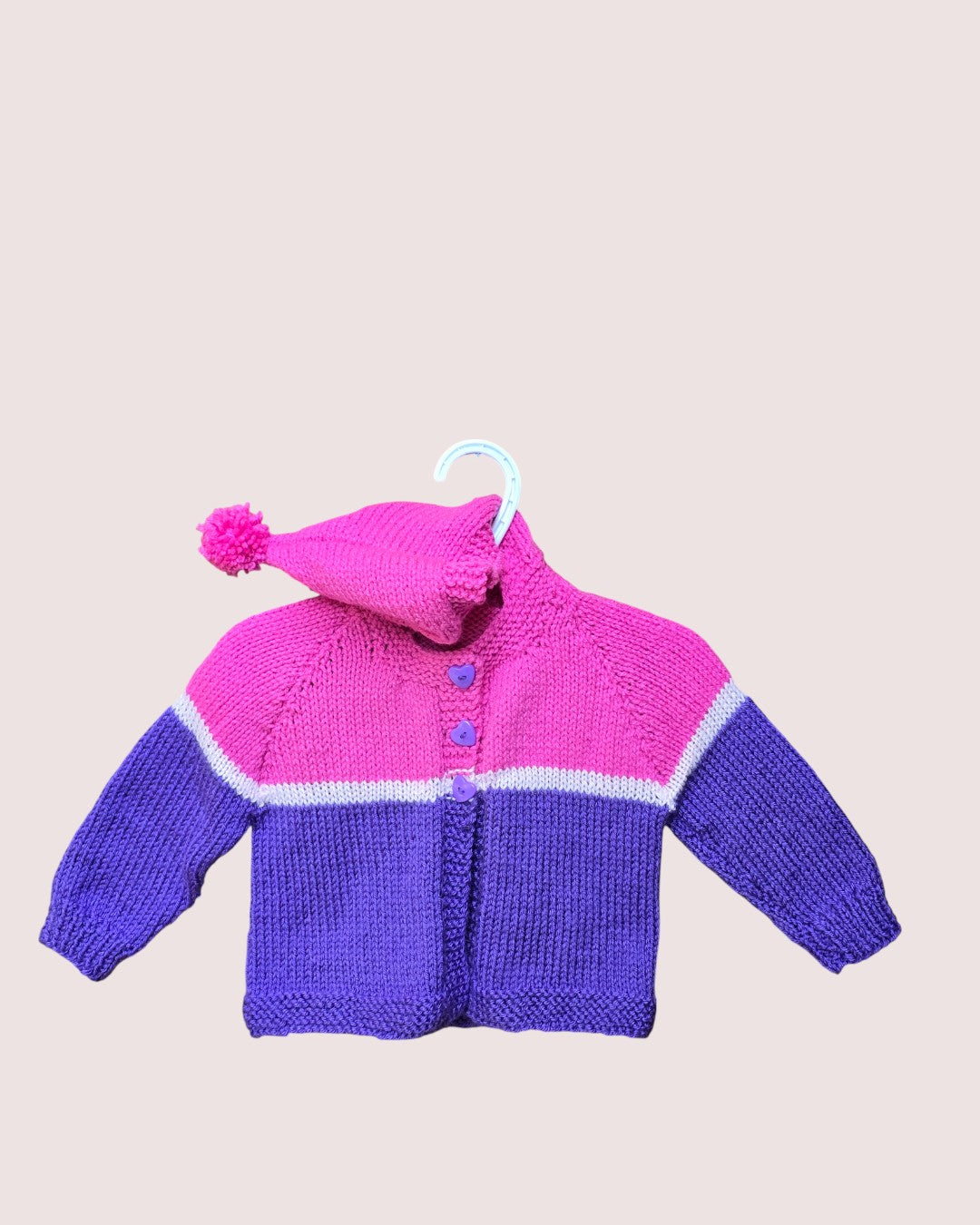 Handknit cardigan 12m