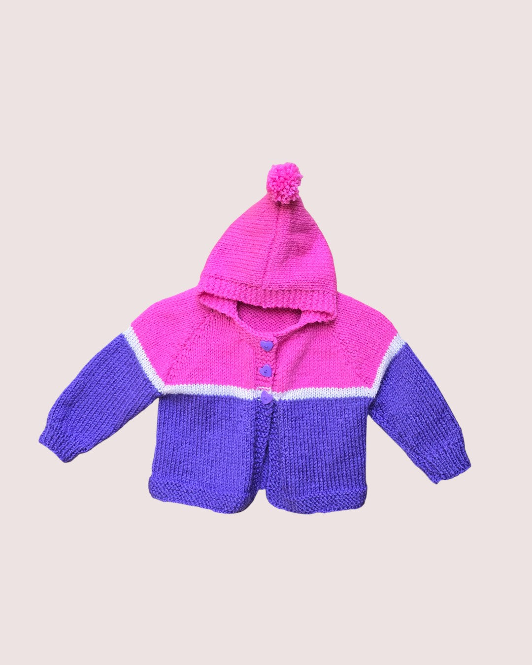 Handknit cardigan 12m